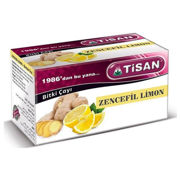 Tisan Zencefil Limon Çayı 20li Süzen Poşet