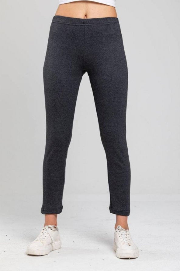 Carpediem 087 Kadın Gri Tayt Pantolon - 5