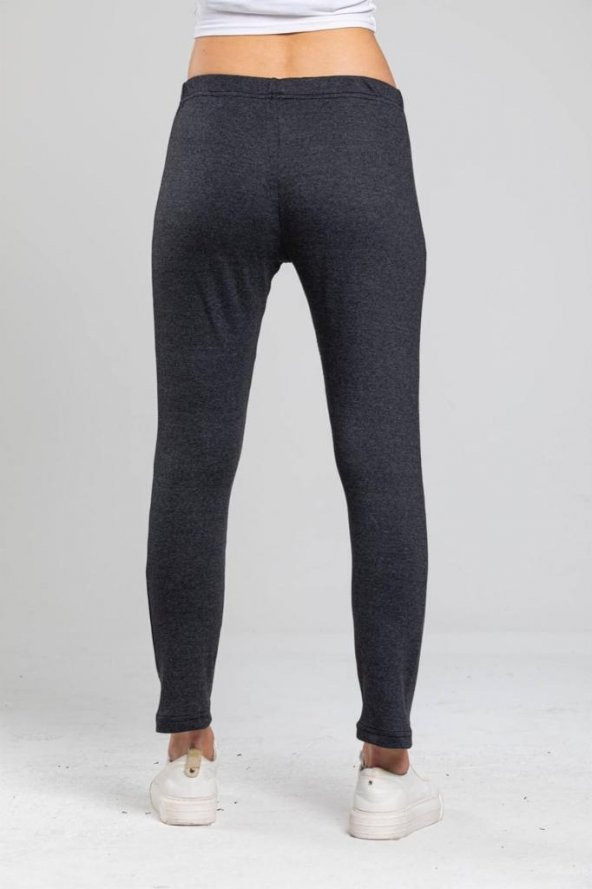 Carpediem 087 Kadın Gri Tayt Pantolon - 6