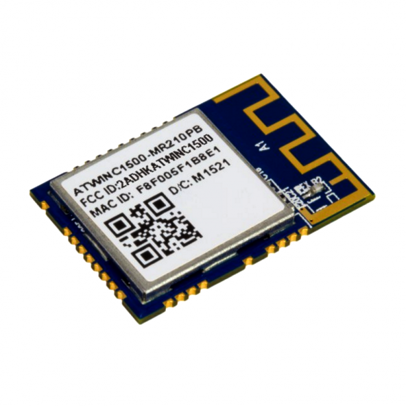 ATWINC1500-MR210PB Wireless LAN Module, 2.4GHz, SmartConnect IoT Module, 4Mb Flash, PCB Antenna