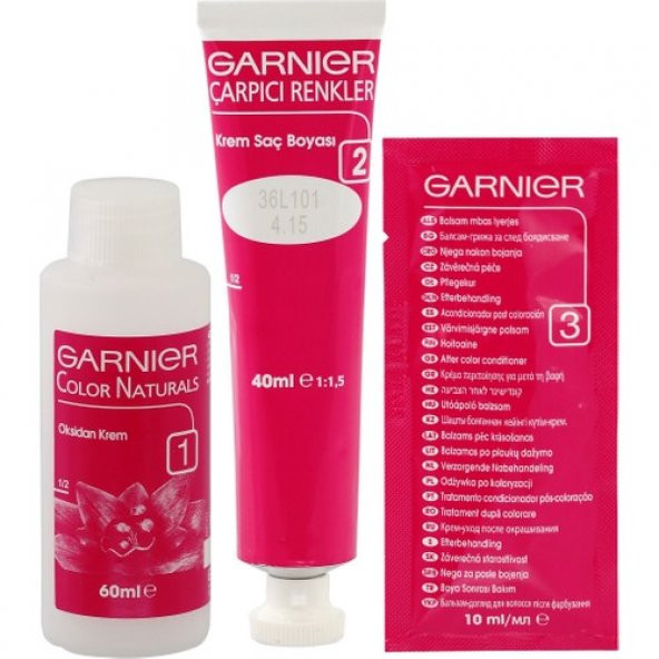 Garnier Çarpıcı Renkler 4/15 - Buzlu Kestane Saç Boyası - 4