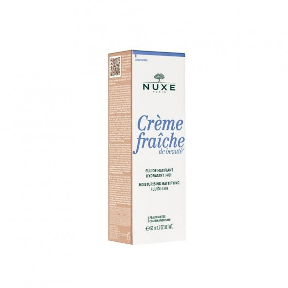 Creme Fraiche De Beaute 48H Fluide Matifiant Hydratant Nemlendirici Bakım Emülsiyonu 50 ml