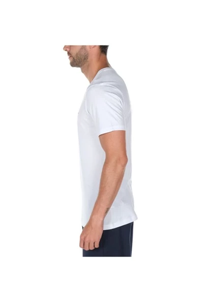 Columbia Brushed V Neck Erkek V Yaka Beyaz Tişört CS0288-100 - 3