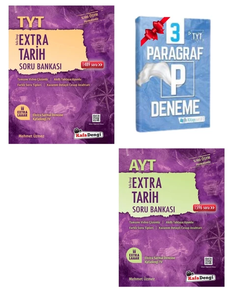 TYT ve AYT Extra Tarih Soru Bankası ürün görseli