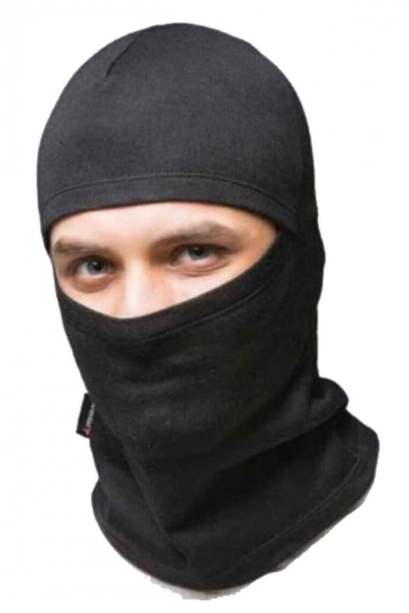 Termal Siyah Kar Maskesi Fonksiyonel Kışlık Sıcak Tutan Maske - 2