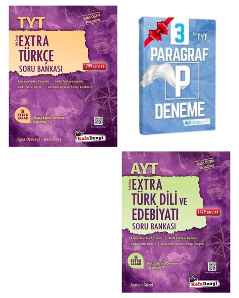 TYT Extra Türkçe ve AYT Extra Edebiyat Soru Bankası