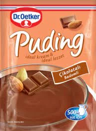 DR OETKER ÇİKOLATALI BADEMLİ PUDİNG 104GR