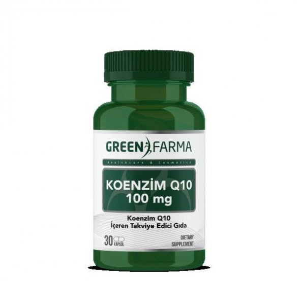 Green Farma Koenzim Q10 100 mg 30 Kapsül