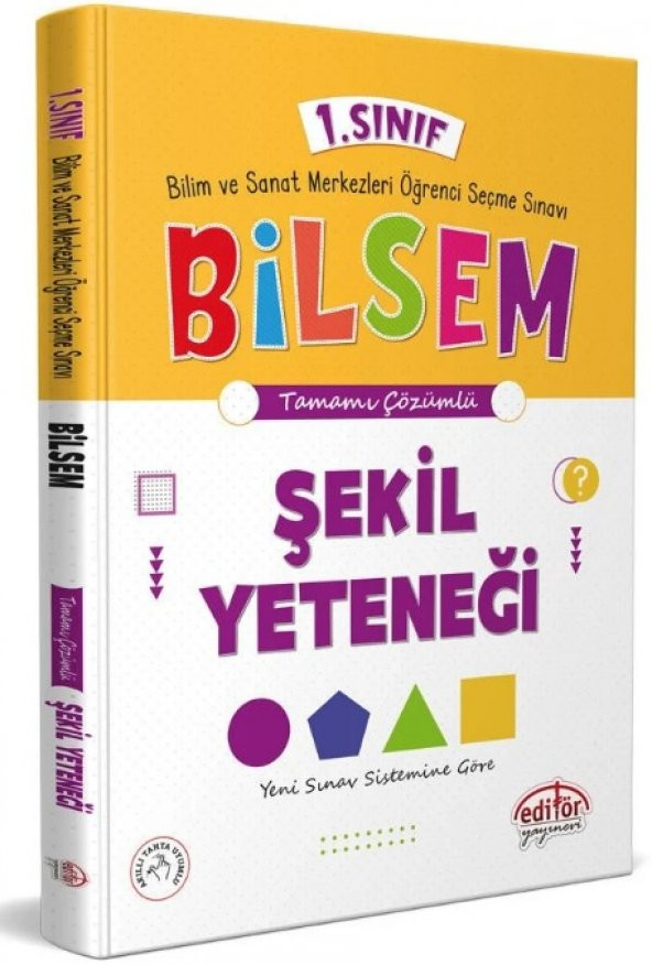 Editör Yayınları 1. Sınıf Bilsem Hazırlık Şekil Yeteneği Tamamı Çözümlü 2023