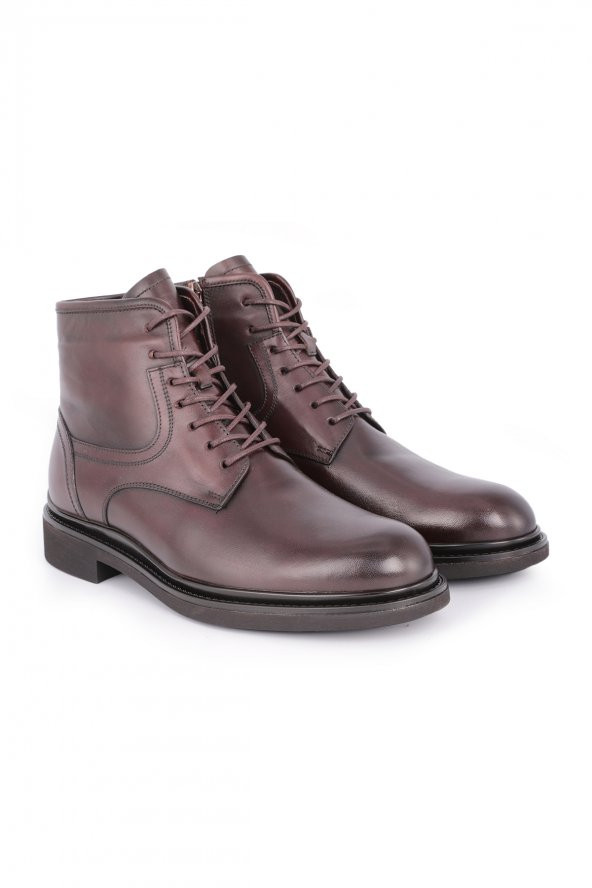 Libero L4378 Deri Erkek Kürklü Bot KAHVE - 3