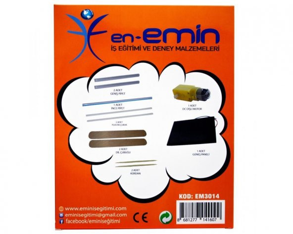 Güneş Enerjili Basit Robot Yapım Seti - 2