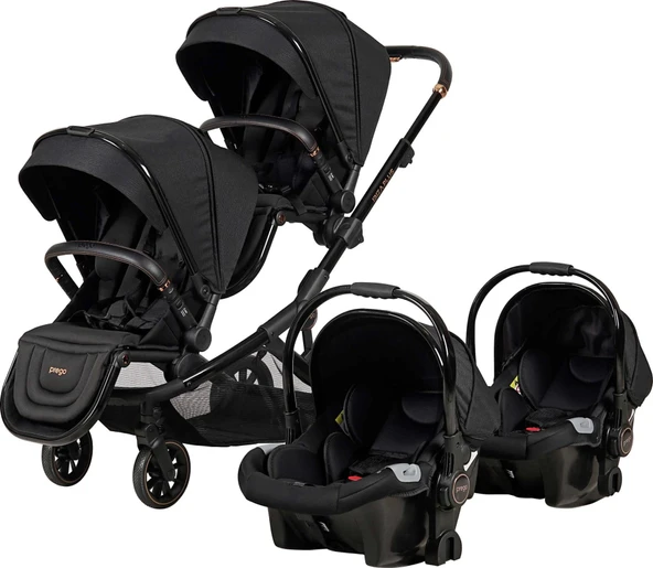 Prego İbiza Plus Travel Set Bebek Arabası / Siyah