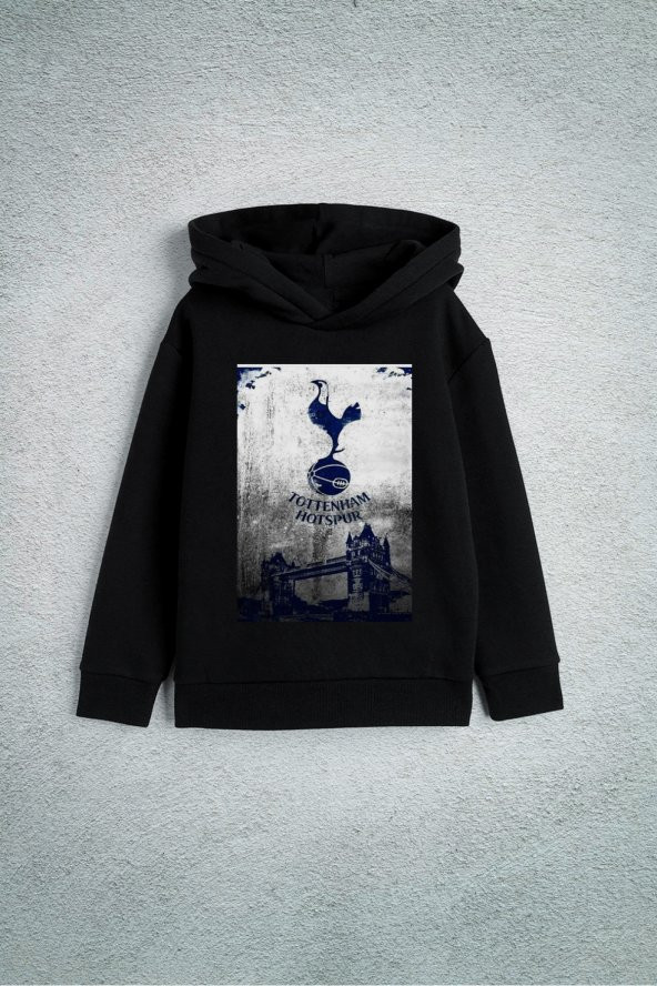 Tottenham Hotspur Özel Tasarım Baskılı Çocuk Kapşonlu Sweatshirt Hoodie