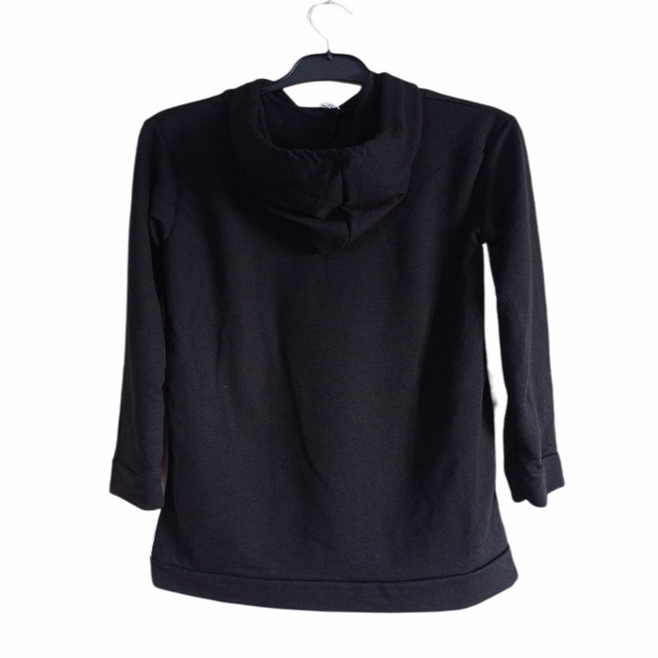 zirvegiyim Bayan Kapüşonlu Baskılı Sweatshirt - 8