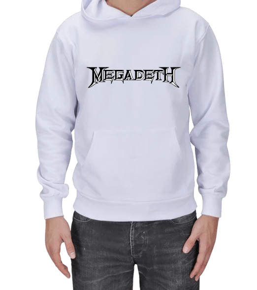 MEGADETH SWEATSHİRT Erkek Kapşonlu