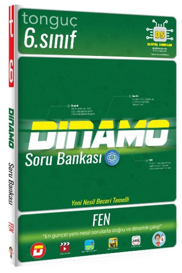 6. Sınıf Dinamo Fen Bilimleri Soru Bankası - Tonguç Yayınları