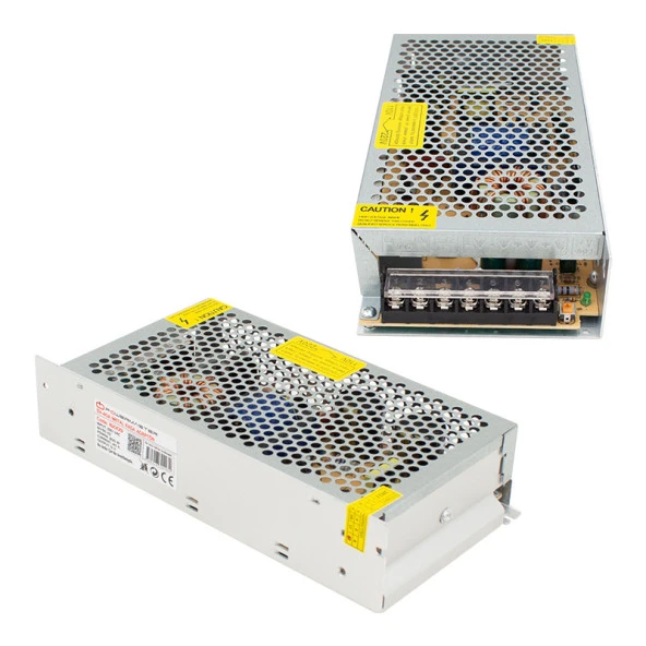 POWERMASTER  5 VOLT - 40 AMPER  200 WATT METAL KALIN KASA ADAPTÖR - 2