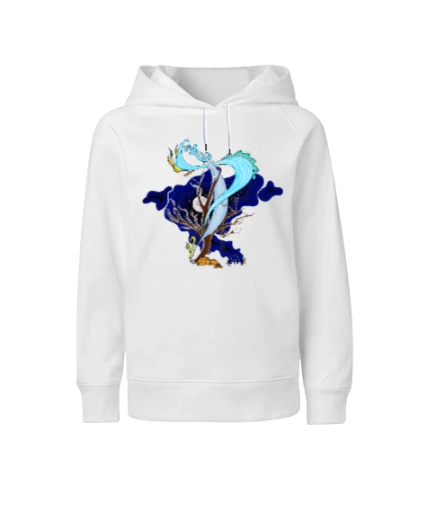 Kamp Ateşi - Çocuk - Beyaz Unisex  Hoodie Kapüşonlu Sweatshirt Çocuk Unisex Hoodie  Kapüşonlu