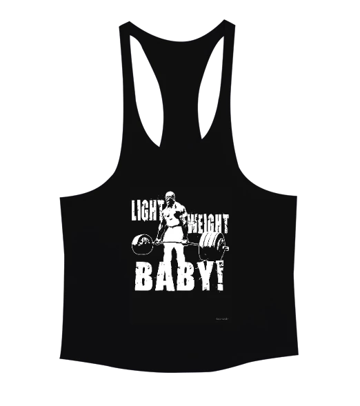 YEAHHHH BUDDDYYY LİGHT WEİGHT BABBYYYY Erkek Tank Top Atlet