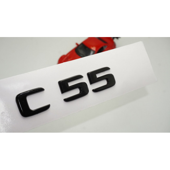 C 55 Bagaj Parlak Siyah ABS 3M 3D Yazı Logo ürün görseli