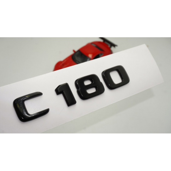C 180 Bagaj Parlak Siyah ABS 3M 3D Yazı Logo