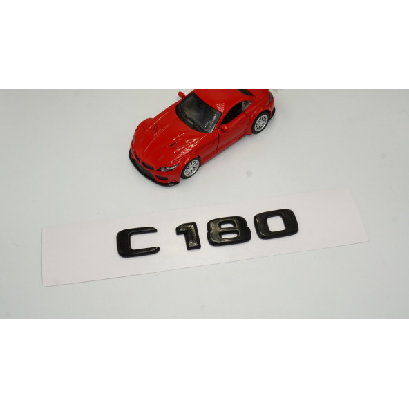 C 180 Bagaj Parlak Siyah ABS 3M 3D Yazı Logo - 2
