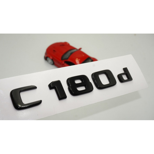 C 180d Bagaj Parlak Siyah ABS 3M 3D Yazı Logo