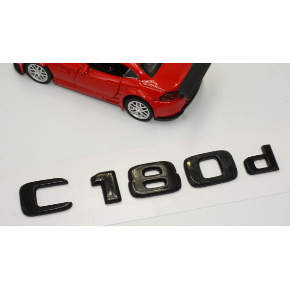 C 180d Bagaj Parlak Siyah ABS 3M 3D Yazı Logo - 3