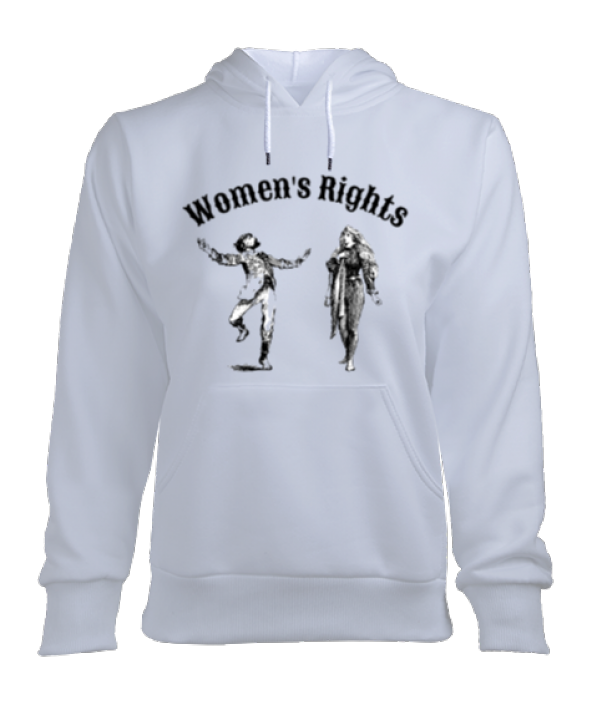 Womens Rights Series One Kadın Kapşonlu Hoodie Sweatshirt