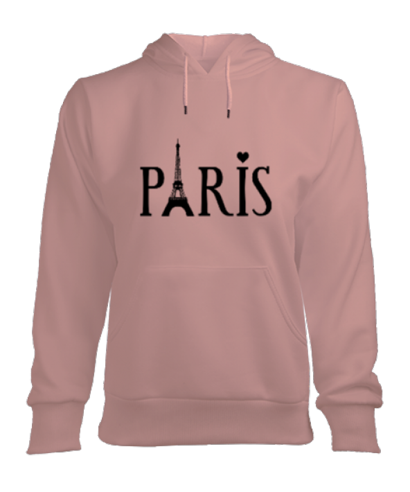 Paris Sweatshirt Kadın Kadın Kapşonlu Hoodie Sweatshirt