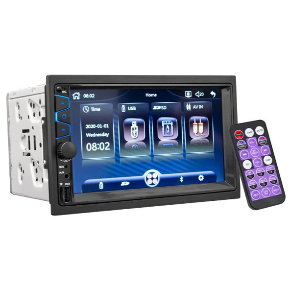 MAGICVOICE MV-6697 USB/SD/FM/AUX/BLUETOOTH/MP5 7 DOKUNMATİK MEKANİKSİZ DOUBLE OTO TEYP