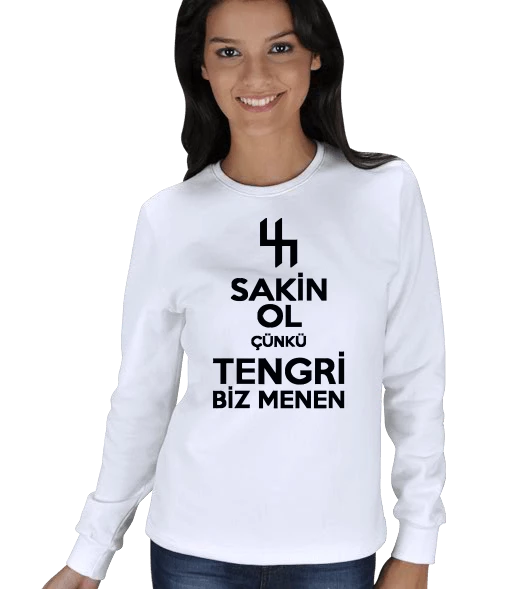 Tengri Biz Menen KADIN SWEATSHIRT