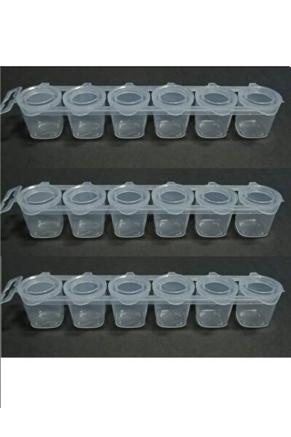 2 adet boş boya kutusu (6ad10ml)