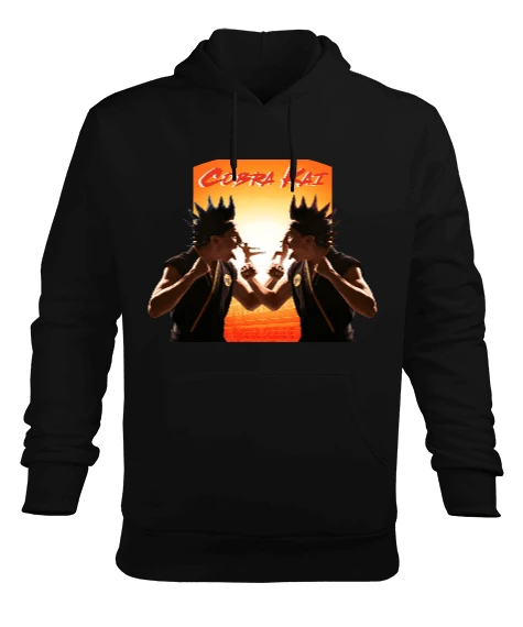 Cobra Kai Hawk Erkek Kapüşonlu Hoodie Sweatshirt