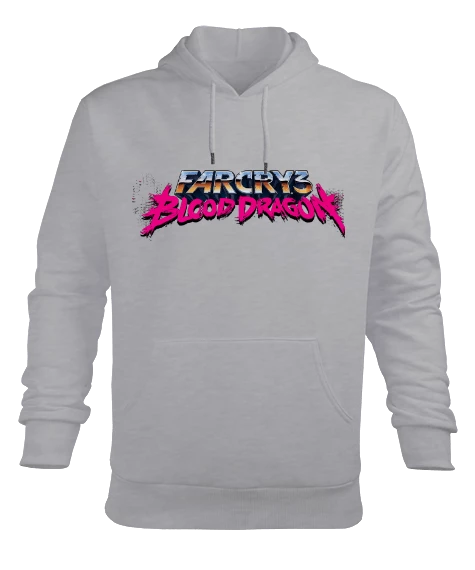 Far Cry 3Blood Dragon Ubisoft Erkek Kapüşonlu Hoodie Sweatshirt