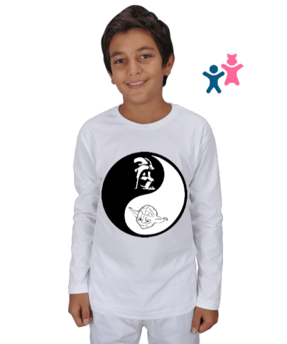 BB011 - Ying Yang Çocuk Unisex Uzunkollu