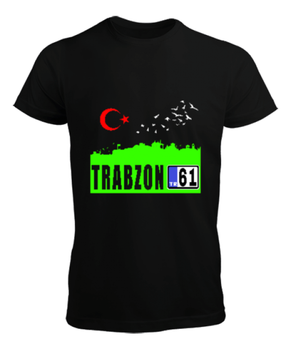 Trabzon,Trabzon şehir,Türkiye,Türkiye bayrağı. Erkek Tişört