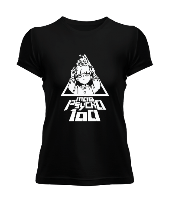 Mob Psycho 100 Anime Tasarım Baskılı Kadın Tişört