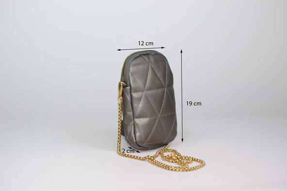 LİVA 2427 KATLIN ZİNCİRLİ KADIN ÇAPRAZ ÇANTA TELEFONLUK - Resim 2