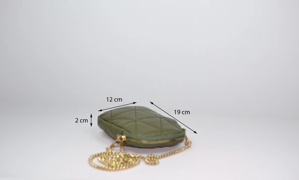 LİVA 2427 KATLIN ZİNCİRLİ KADIN ÇAPRAZ ÇANTA TELEFONLUK - Resim 7