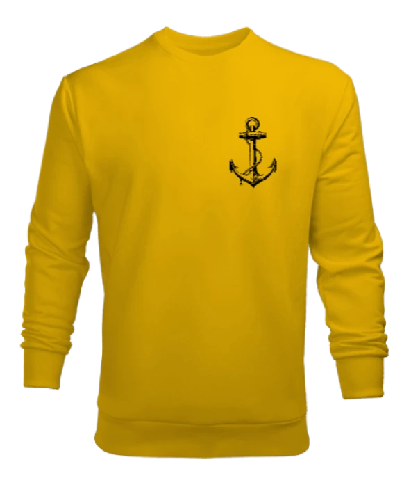 BB012 Anchor Tasarım Erkek Sweatshirt