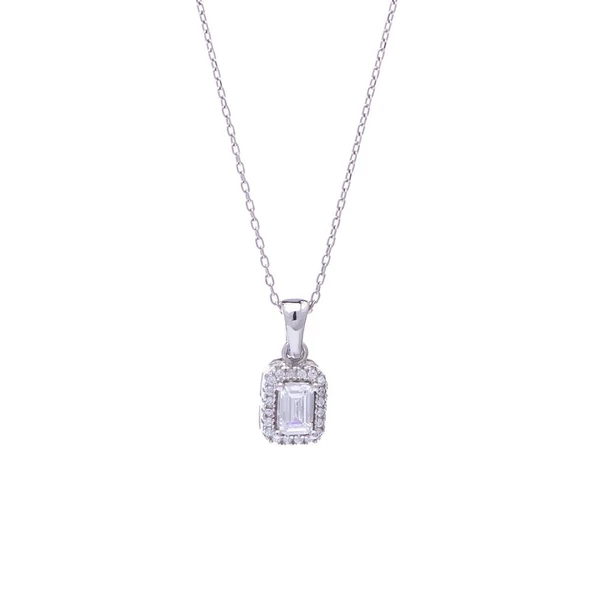 4-6 mm Baget Zirkon Taşlı 925 Ayar Gümüş 3'lü Kadın Set - 3