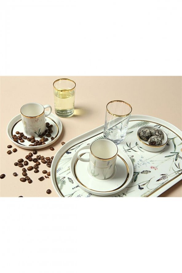 Porland Botanical Kahve Ikram Takımı 8 Parça 04ALM006725
