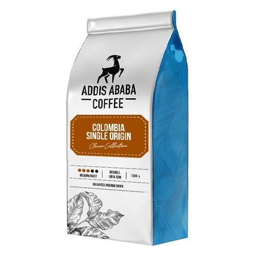 Addis Ababa Coffee Kolombiya Single Origin Çekirdek Kahve 1000 Gram