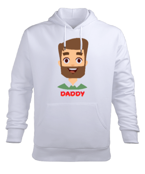 Daddy  Erkek Kapüşonlu Hoodie Sweatshirt