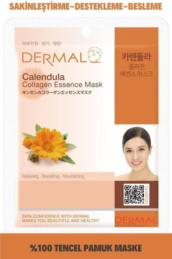 Dermal 10 ADET Aynısefa Kolajen Maskesi I Sakinleştirici, Destekleyici Ve Besleyici - 2