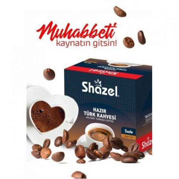 Shazel Hazır Türk Kahvesi 12li Kutu - Sade