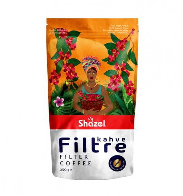 Shazel Özel Harman Filtre Kahve (Öğütülmüş) 250 Gr