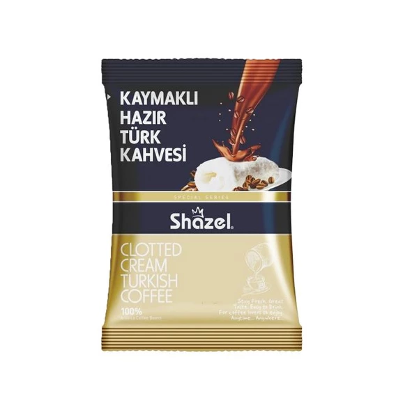 Shazel Kaymaklı Hazır Türk Kahvesi 100 GR