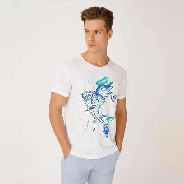 Anemoss Kaptan Balık Erkek T-Shirt - 5